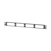 Patch Panel de Fibra Óptica, Para 4 Placas Acopladoras FAP o FMP, Color Negro, 1UR