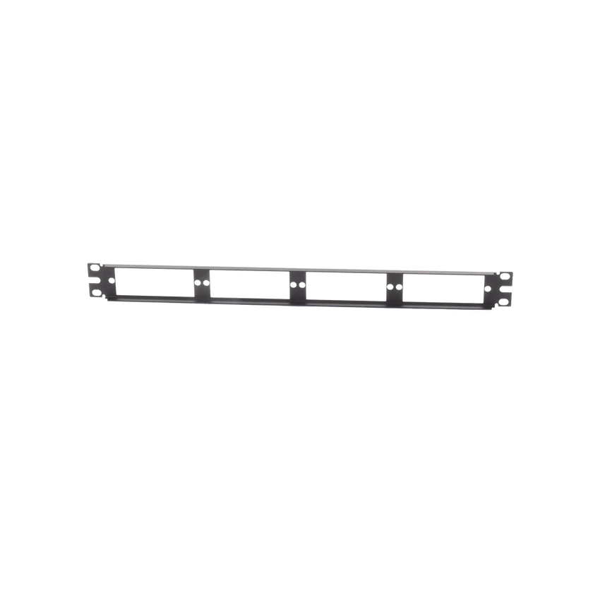 Patch Panel de Fibra Óptica, Para 4 Placas Acopladoras FAP o FMP, Color Negro, 1UR