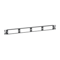 Patch Panel de Fibra Óptica, Para 4 Placas Acopladoras FAP o FMP, Color Negro, 1UR