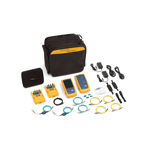 Certificador CertiFiber Pro Quad, para Fibra Óptica Multimodo 50µm y Monomodo, Con WiFi Integrado y Pantalla LCD de 5.7 Pulgadas (14.48 cm), Versión Internacional