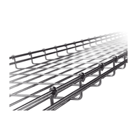 Charola Tipo Malla 54/400 mm, Acabado Electro Zinc, Hasta 344 Cables Cat6, Tramo de 3 Metros