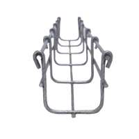 Charola Bimetálica Tipo Malla 54/50 mm, Ideal Para Utilizarse al Exterior o Zonas Húmedas, Hasta 43 Cables Cat6, Tramo de 3 Metros