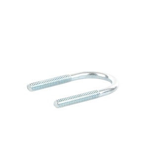 Abrazadera tipo U de 1/2", con acabado Electro Zinc, no incluye tuercas y arandelas