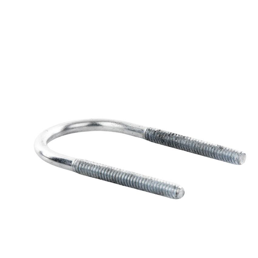 Abrazadera tipo U de 1", con acabado Electro Zinc, no incluye tuercas y arandelas