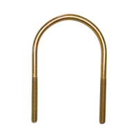 Abrazadera tipo U de 1" (25 mm) con acabado Tropicalizado, Es Ideal Para Utilizarse al Exterior o Zonas Húmedas (No incluye tuercas y arandelas)
