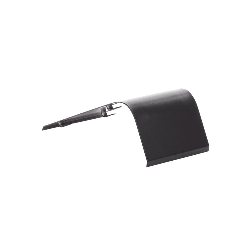Bajada para cable de 100 mm de ancho, con baño de pintura epóxica en color NEGRO
