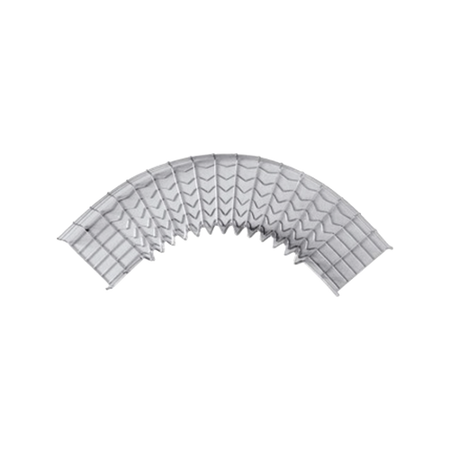 Curva Pre-Fabricada Horizontal de 90° con medidas de 54 mm de Peralte y 50 mm Ancho (54/50 mm)