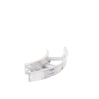 Curva Horizontal de Aluminio de 90° Perfil Z / Peralte 3 1/4" / Ancho 6" / Radio 8" / Incluye Tornillería (CHC90EZ314R8X6AK)