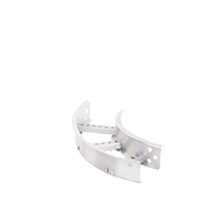 Curva Horizontal de Aluminio de 90° Perfil Z / Peralte 3 1/4" / Ancho 6" / Radio 8" / Incluye Tornillería (CHC90EZ314R8X6AK)