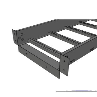 Conector de Escalera de Aluminio a Tablero (Caja) / Peralte 3 1/4" / Ancho 9" / Incluye Tornillería (CHCEC314X9AK)