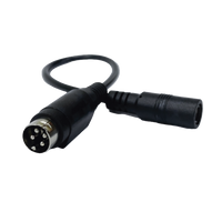 Adaptador Universal DC Hembra a Minidin 4 Pines Macho / Recomendado para DVR´s epcom / HIKVISION