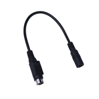 Adaptador Universal DC Hembra a Minidin 4 Pines Macho / Recomendado para DVR´s epcom / HIKVISION