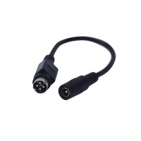 Adaptador Universal DC Hembra a Minidin 4 Pines Macho / Recomendado para DVR´s epcom / HIKVISION