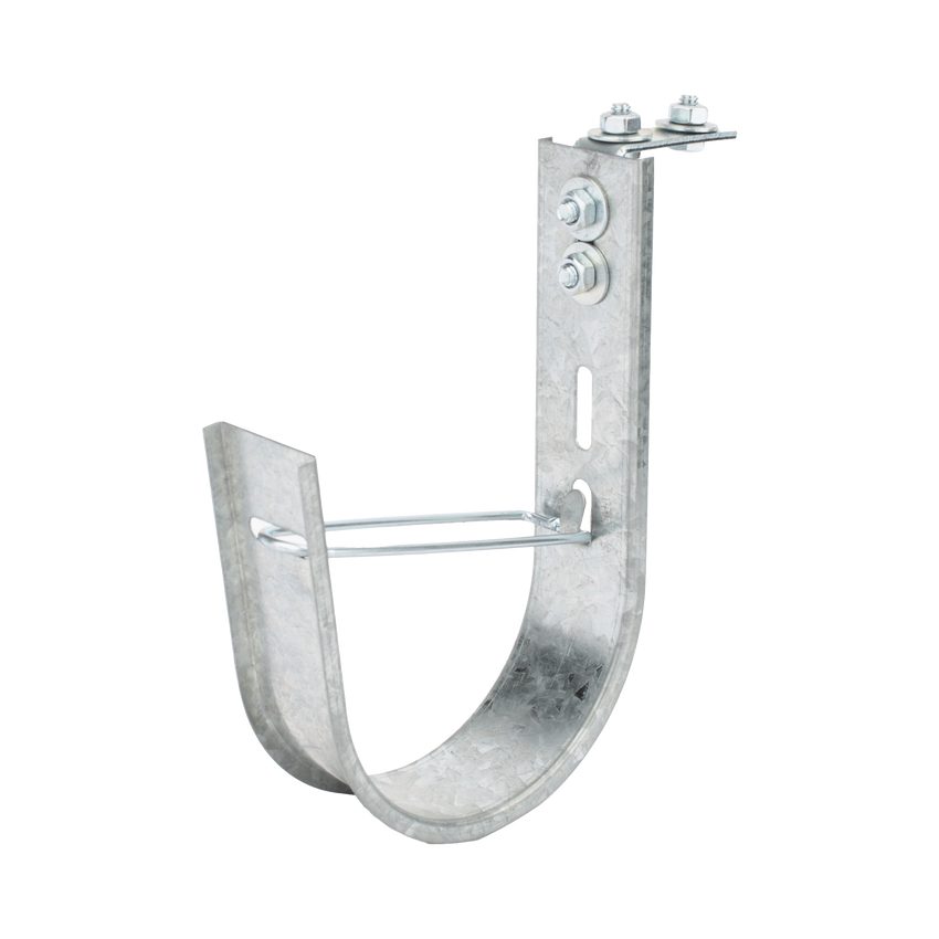 Soporte (Gancho) tipo J-Hook, hasta 115 cables Cat6, ideal para soportar cableado en los espacios de manipulación al aire, Para instalación en interior