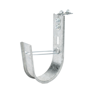 Soporte (Gancho) tipo J-Hook, hasta 115 cables Cat6, ideal para soportar cableado en los espacios de manipulación al aire, Para instalación en interior