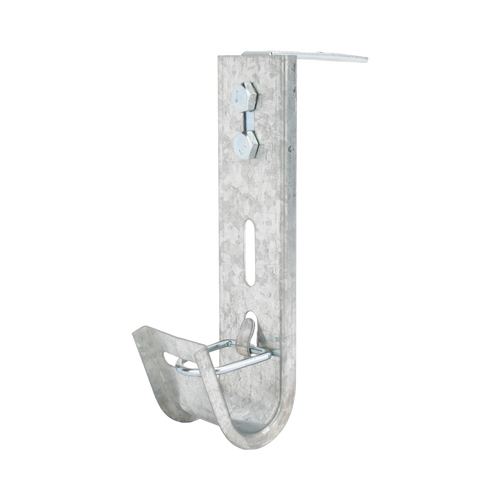 Soporte (Gancho) tipo J-Hook, hasta 7 cables Cat6, ideal para soportar cableado en los espacios de manipulación al aire, Para instalación en interior
