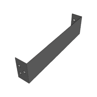 Placa de Cierre para Escalera de Aluminio / Peralte 3 1/4" / Ancho 12" / Incluye Tornillería (CHPCE314X12AK)