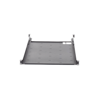 Charola Ajustable para Rack de 19" de 4 postes de 1 Unidad de Espacio. Profundidad de 633 a 816 mm