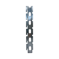 Sujetador Universal Profundo Multiusos, Tramos de 3 metros de largo, Con Acabado Electro Zinc, Complemento Ideal Para la Instalación de Charola Tipo Malla