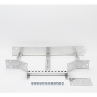 Derivación "T" Horizontal de Aluminio Perfil Z / Peralte 3 1/4" / Ancho 12"/ Radio 8" / Incluye Tornillería (CHTHEZ314R8X12AK)