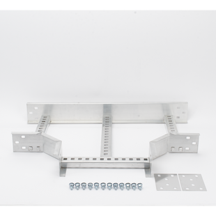 Derivación "T" Horizontal de Aluminio Perfil Z / Peralte 3 1/4" / Ancho 12"/ Radio 8" / Incluye Tornillería (CHTHEZ314R8X12AK)