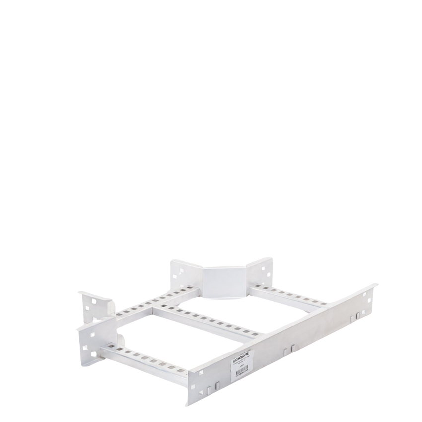 Derivación "T" Horizontal de Aluminio Perfil Z / Peralte 3 1/4" / Ancho 12"/ Radio 8" / Incluye Tornillería (CHTHEZ314R8X12AK)