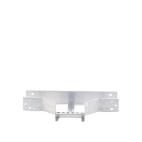 Derivación "T" Horizontal de Aluminio Perfil Z / Peralte 3 1/4" / Ancho 6"/ Radio 8" / Incluye Tornillería (CHTHEZ314R8X6AK)