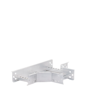 Derivación "T" Horizontal de Aluminio Perfil Z / Peralte 3 1/4" / Ancho 6"/ Radio 8" / Incluye Tornillería (CHTHEZ314R8X6AK)