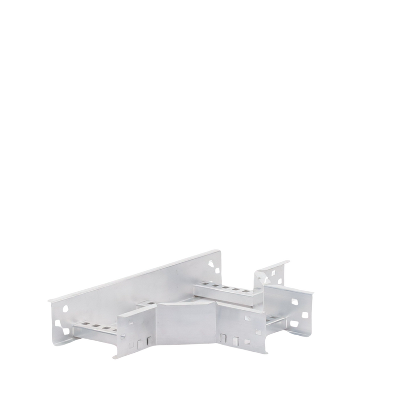Derivación "T" Horizontal de Aluminio Perfil Z / Peralte 3 1/4" / Ancho 6"/ Radio 8" / Incluye Tornillería (CHTHEZ314R8X6AK)