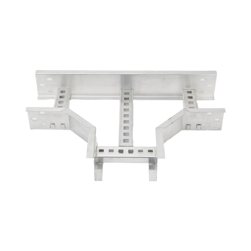 Derivación "T" Horizontal de Aluminio Perfil Z / Peralte 3 1/4" / Ancho 6"/ Radio 8" / Incluye Tornillería (CHTHEZ314R8X6AK)