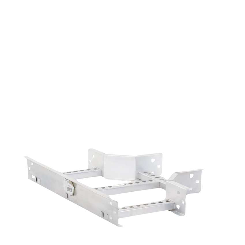 Derivación "T" Horizontal de Aluminio Perfil Z / Peralte 3 1/4" / Ancho 9"/ Radio 8" / Incluye Tornillería (CHTHEZ314R8X9AK)