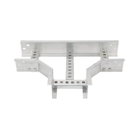 Derivación "T" Horizontal de Aluminio Perfil Z / Peralte 3 1/4" / Ancho 9"/ Radio 8" / Incluye Tornillería (CHTHEZ314R8X9AK)