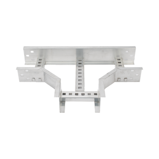 Derivación "T" Horizontal de Aluminio Perfil Z / Peralte 3 1/4" / Ancho 9"/ Radio 8" / Incluye Tornillería (CHTHEZ314R8X9AK)