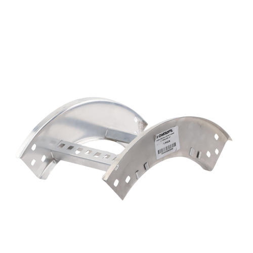 Curva Vertical Exterior de Aluminio de 90° Perfil Z / Peralte 3 1/4" / Ancho 9" / Radio 8" / Incluye Tornillería (CHVE90EZ314R8X9AK)