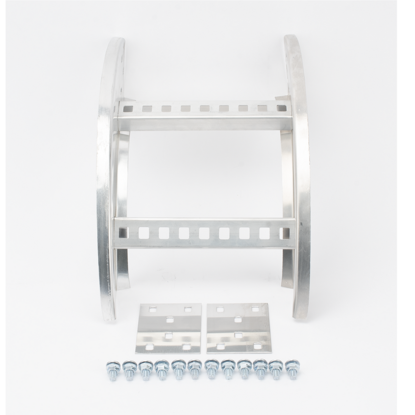 Curva Vertical Exterior de Aluminio de 90° Perfil Z / Peralte 3 1/4" / Ancho 9" / Radio 8" / Incluye Tornillería (CHVE90EZ314R8X9AK)