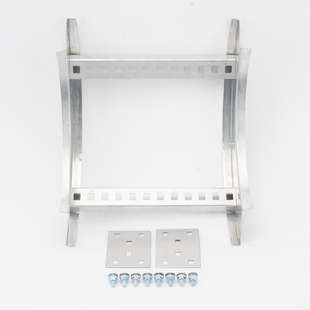 Curva Vertical Interior de Aluminio de 90° Perfil Z / Peralte 3 1/4" / Ancho 12" / Radio 8" / Incluye Tornillería (CHVI90EZ314R8X12AK)