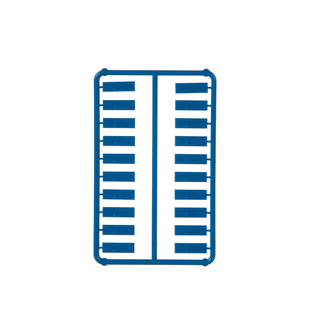 Paquete de 100 Iconos de Datos de Instalación a Presión, Para Jacks Mini-Com de Panduit, De Plástico, Color Azul