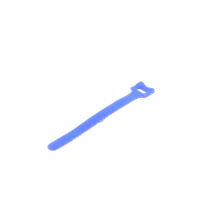 Cincho de contacto,  color azul, 150 x 12mm (20pzs) (4300-02005)