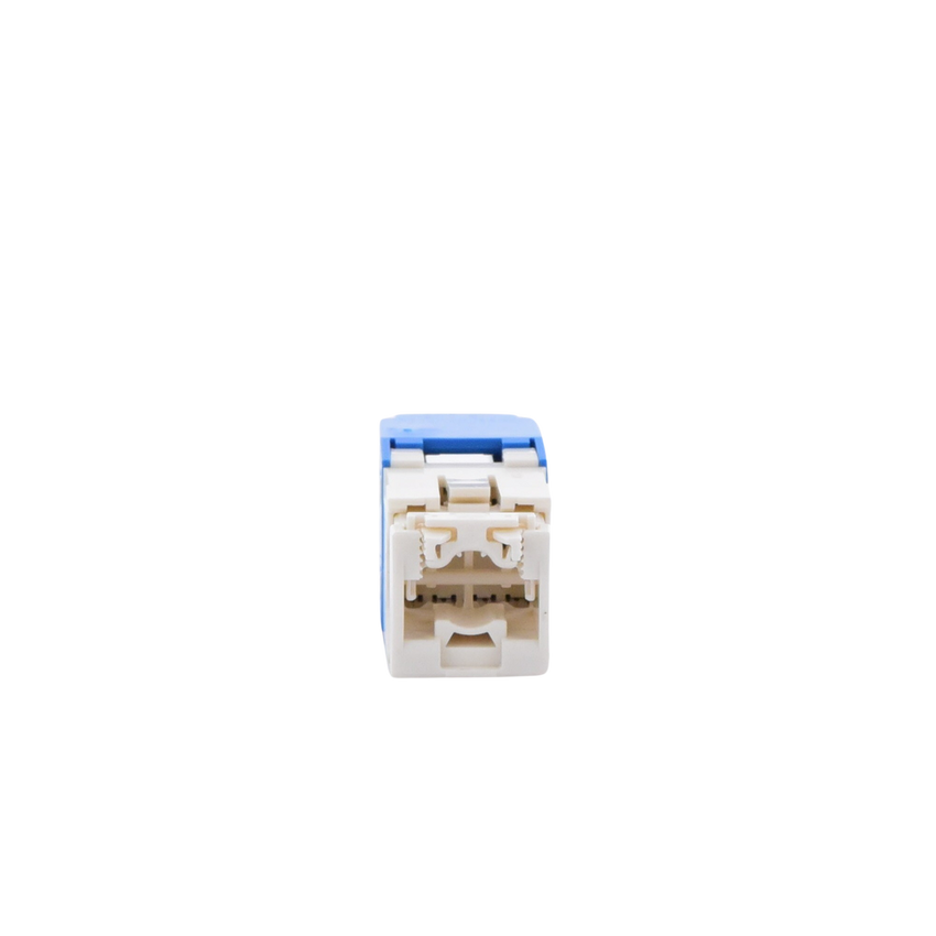 Conector Jack RJ45 Estilo TG, Mini-Com, Categoría 6, de 8 Posiciones y 8 Cables, Color Azul