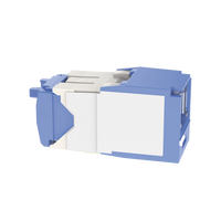 Conector Jack RJ45 Estilo TG con Ventana, Mini-Com, Categoría 6A, de 8 Posiciones y 8 Cables, Color Azul