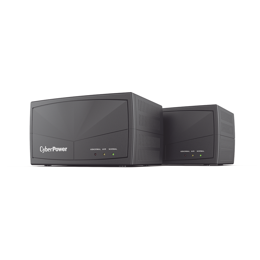 Regulador De Voltaje de 1500VA/750W, Entrada NEMA 5-15P, Con 8 Salidas NEMA 5-15R y Supresión de Picos a 245 Joules