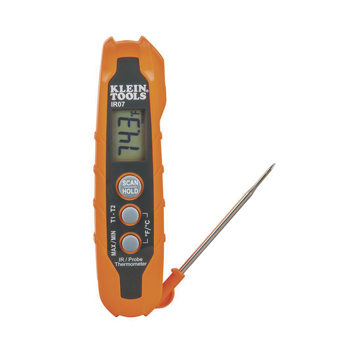 Kit de Prueba Eléctrica HVAC para Aire Acondicionado, Calefacción, Minisplits, etc. Medición de Voltaje CA/CC, Resistencia, Frecuencia, Capacitancia, Diodos, Temperatura, Ciclo, Micro Amperios CC.