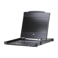 Consola LCD | HDMI, VGA, DVI, USB | Single Rail |  Pantalla 17.3" | 1U de altura