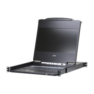 Consola LCD | HDMI, VGA, DVI, USB | Single Rail |  Pantalla 17.3" | 1U de altura