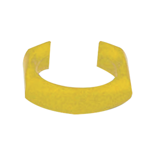 Clip de identificación para Patch Cord Siemon, Color Amarillo, Bolsa con 25 piezas