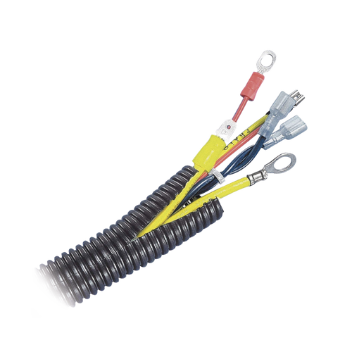 Tubo Corrugado Abierto para Protección de Cables, 1in (25.4 mm) de Diámetro, 30.5 m de Largo, Color Negro