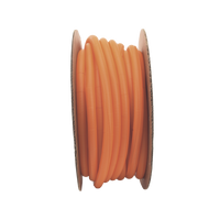 Tubo Corrugado Abierto para Protección de Cables, 1in (25.4 mm) de Diámetro, 30.5 m de Largo, Color Naranja