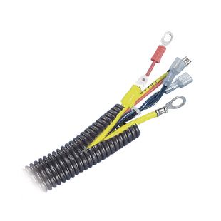 Tubo Corrugado Abierto para Protección de Cables, .50in (12.7 mm) de Diámetro, 30.5 m de Largo, Color Negro