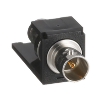 Módulo Acoplador Coaxial Tipo BNC, Mini-Com, de 75 Ohms, Color Negro