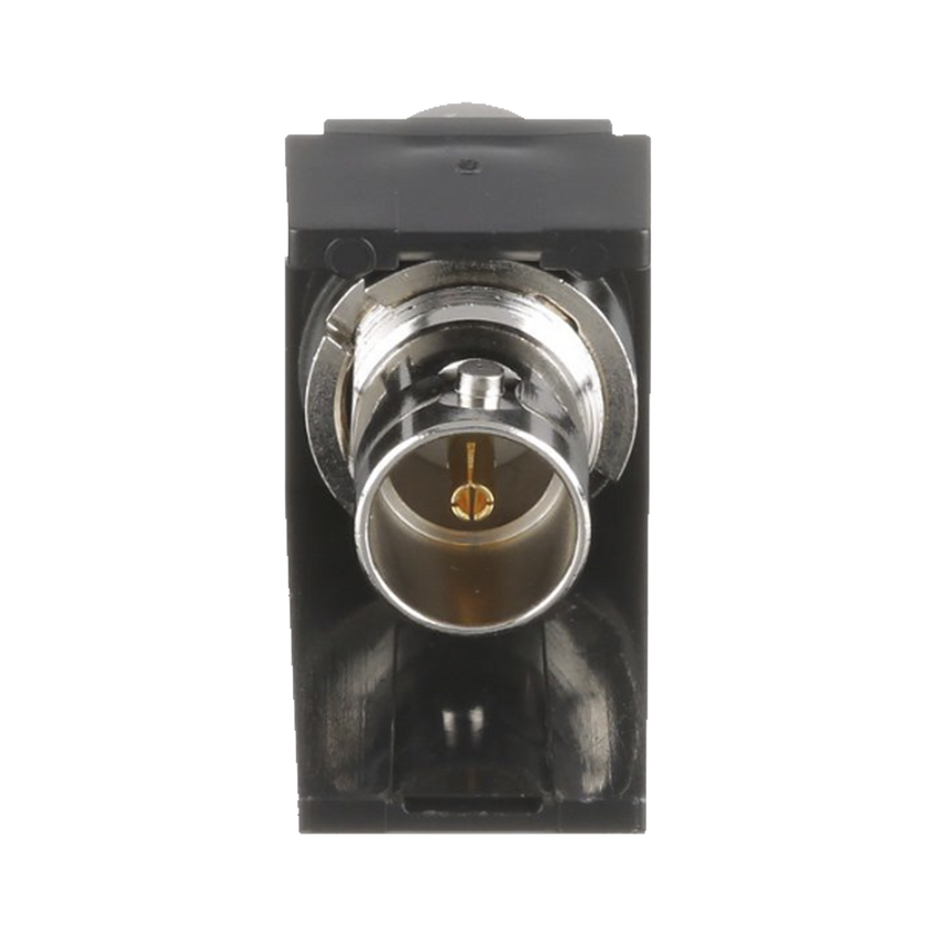 Módulo Acoplador Coaxial Tipo BNC, Mini-Com, de 75 Ohms, Color Negro